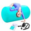 DOBESTS Airtrack Matte, 10/20cm Hoch 2/3/4/5/6/7/8m Tumbling Matte, Gymnastikmatte mit Luftpumpe, Trainingsmatte mit Tragetasche, Turnmatte Zuhause, Outdoor, Yoga, Fitness, Sport