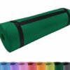 Deluxe Yogamatte Rutschfest und Gepolstert extra dick 15mm – Premium Gymnastikmatte mit Tragegriff fÃ¼r Zuhause und DrauÃen – auch als Isomatte oder Campingmatte dunkelgrÃ¼n, 180 x 60,5