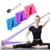 FitnessbÃ¤nder 3er-Set Gymnastikband WiderstandsbÃ¤nder Elastisch Stretching BÃ¤nder Ãbungsband Trainingsband fÃ¼r Yoga Elastisch Krafttraining, Muskelaufbau, Pilates Fitnessband Kurs