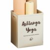 JLXJYS Yoga-MattenstÃ¤nder Yogamattenhalter Stoff Yoga-Matte Lagerung Basketï¼ Home Gym Storage Rack fÃ¼r Foam Roller Yoga Bolster Trainingsmatte, Boden stehend Yoga Matte Lagerung Halter