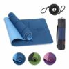 Habib Gruppe Premium Yogamatte Rutschfest 183×61 cm – Ãkologische Sportmatte fÃ¼r Pilates & Yoga – Inkl. Tragegurt und Tasche – Ideal fÃ¼r Fitness & Gymnastik – Reise-Freundlich – Airex-kompatibel