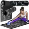 Retoo Yogamatte Rutschfeste Umweltfreundliche Trainingsmatte mit Tragegurt Dicke Ãbungs und Trainingsmatte fÃ¼r Yoga Pilates und Fitness 28 Position (173 cm x 61 cm x 3 mm)