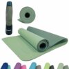 SchildkrÃ¶tÂ® Fitness Yogamatte BICOLOR, PVC-freie, zweifarbige Yogamatte, hochwertig strukturierte OberflÃ¤che, sehr rutschfest, 180 x 61 x 0,4 cm, in Tragetasche