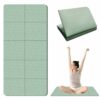 Yogamatte Faltbar FitnessMatte 183x61cm, EUBSWA 6mm Reise Yogamatte Rutschfest Pilates Gymnastikmatte Sportmatte