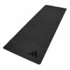 adidas Premium Yogamatte in 5mm – Extra dicke PVC-freie und rutschfeste Yogamatte fÃ¼r mehr Komfort bei Yoga- und Pilates-Ãbungen und lÃ¤ngere Haltbarkeit und FormstabilitÃ¤t