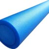 mediparts GmbH MEDDAX Pilates Rolle, Pilatesrolle Faszienrolle 15 x 90 cm Flexibler Hartschaum blau inkl. Profi Ãbungsposter